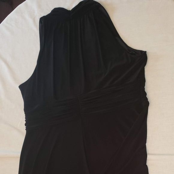 Jones Studio Black Halter Cocktail Dress - 22w - Picture 5 of 7